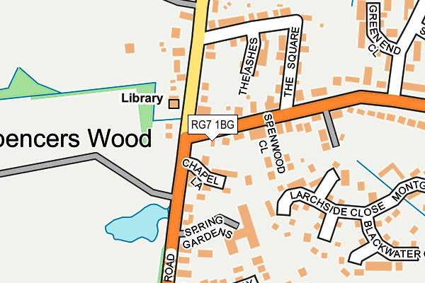 RG7 1BG map - OS OpenMap – Local (Ordnance Survey)