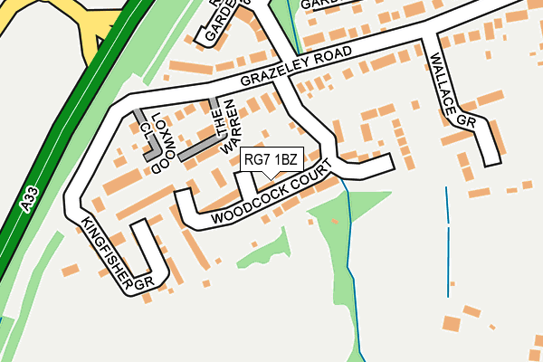 Map of HILLCROSS BRANDS LTD at local scale