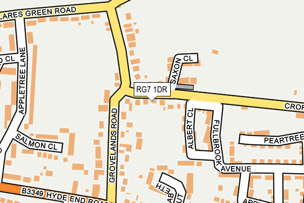 Map of DEAYNES DEVELOPMENT LTD at local scale