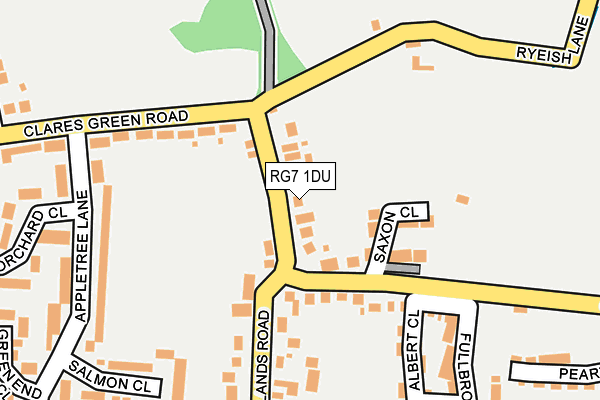 RG7 1DU map - OS OpenMap – Local (Ordnance Survey)