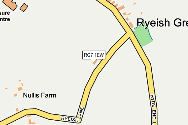 RG7 1EW map - OS OpenMap – Local (Ordnance Survey)