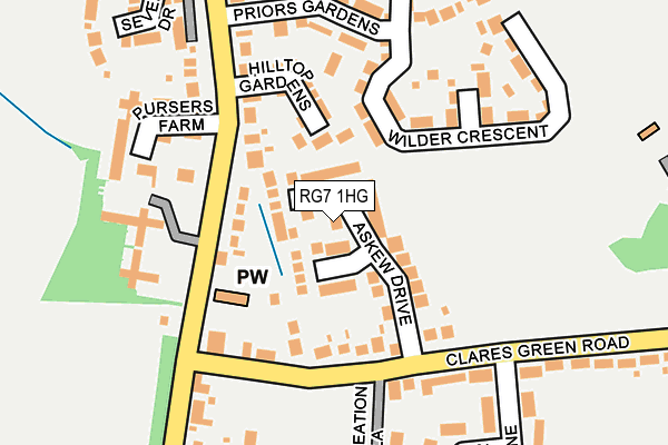 Map of TREAT YOURSELF HEALTH BEAUTY LIMITED at local scale