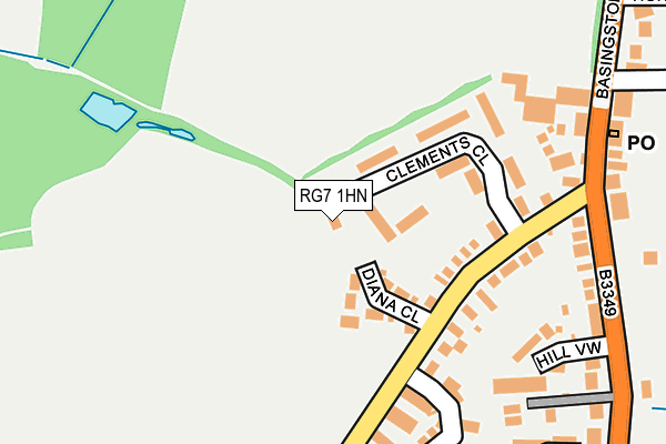 RG7 1HN map - OS OpenMap – Local (Ordnance Survey)
