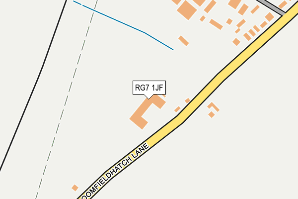 RG7 1JF map - OS OpenMap – Local (Ordnance Survey)