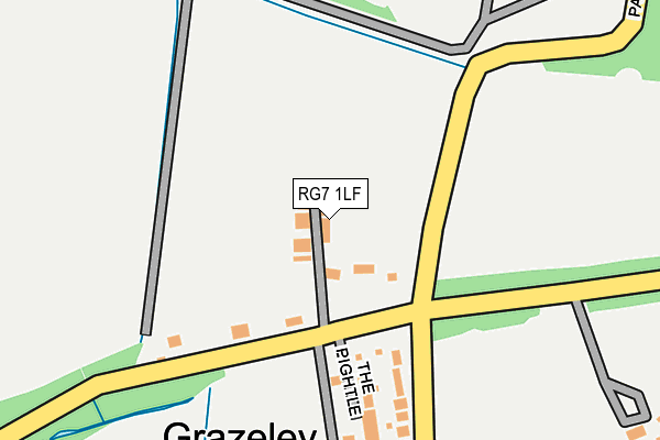 RG7 1LF map - OS OpenMap – Local (Ordnance Survey)