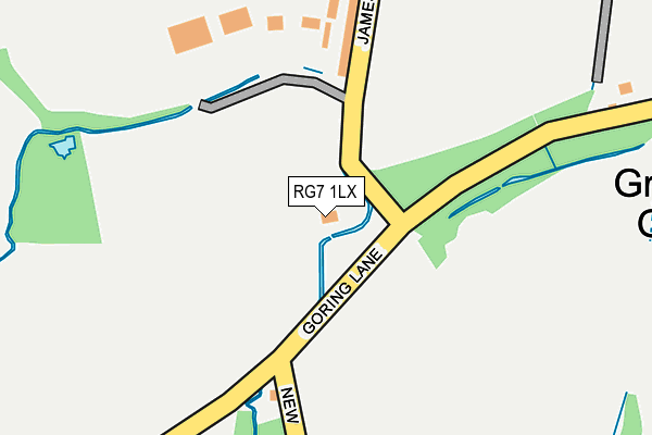 RG7 1LX map - OS OpenMap – Local (Ordnance Survey)