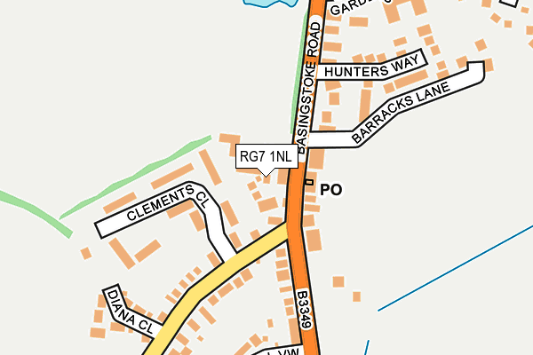 RG7 1NL map - OS OpenMap – Local (Ordnance Survey)