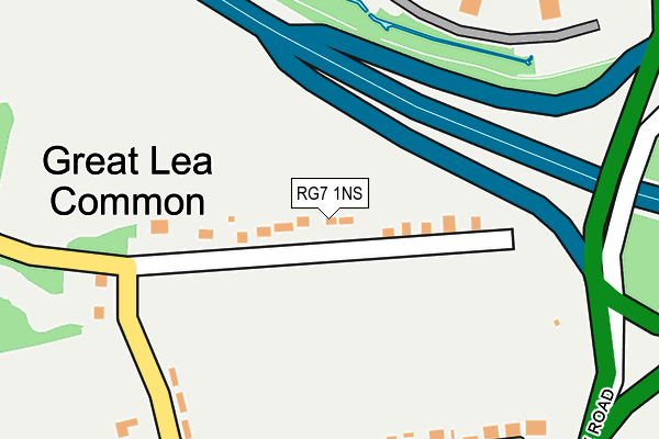 RG7 1NS map - OS OpenMap – Local (Ordnance Survey)