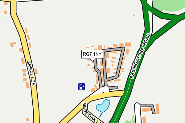 RG7 1NY map - OS OpenMap – Local (Ordnance Survey)