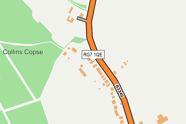 RG7 1QE map - OS OpenMap – Local (Ordnance Survey)