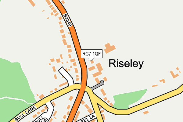 RG7 1QF map - OS OpenMap – Local (Ordnance Survey)