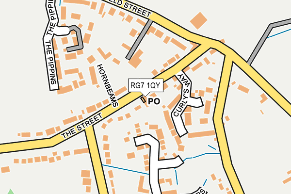 RG7 1QY map - OS OpenMap – Local (Ordnance Survey)