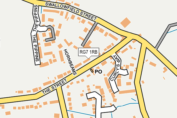 RG7 1RB map - OS OpenMap – Local (Ordnance Survey)