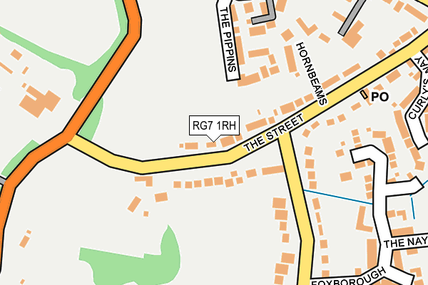 RG7 1RH map - OS OpenMap – Local (Ordnance Survey)