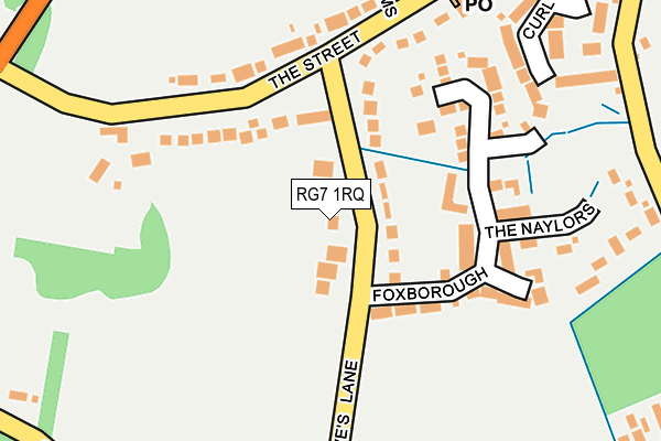 RG7 1RQ map - OS OpenMap – Local (Ordnance Survey)