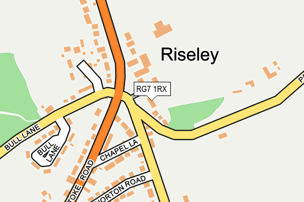 RG7 1RX map - OS OpenMap – Local (Ordnance Survey)
