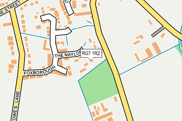 RG7 1RZ map - OS OpenMap – Local (Ordnance Survey)