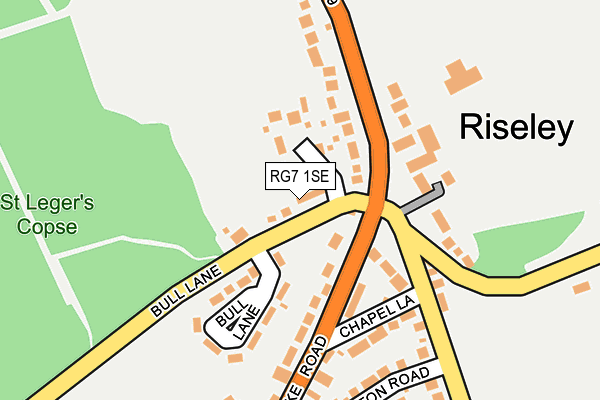 RG7 1SE map - OS OpenMap – Local (Ordnance Survey)