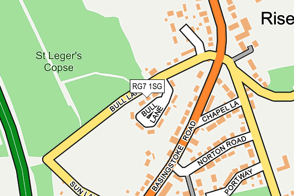 RG7 1SG map - OS OpenMap – Local (Ordnance Survey)