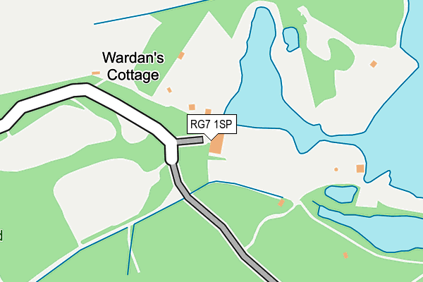 RG7 1SP map - OS OpenMap – Local (Ordnance Survey)