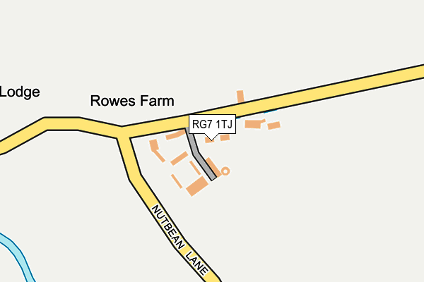 RG7 1TJ map - OS OpenMap – Local (Ordnance Survey)