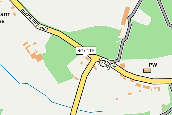 RG7 1TP map - OS OpenMap – Local (Ordnance Survey)