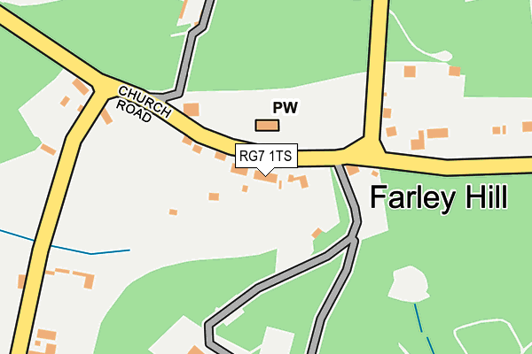 RG7 1TS map - OS OpenMap – Local (Ordnance Survey)