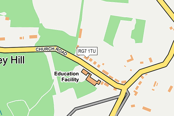 RG7 1TU map - OS OpenMap – Local (Ordnance Survey)