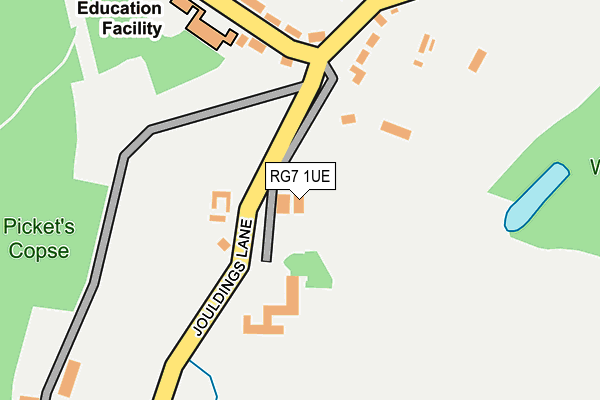 RG7 1UE map - OS OpenMap – Local (Ordnance Survey)