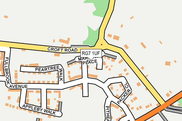 RG7 1UF map - OS OpenMap – Local (Ordnance Survey)