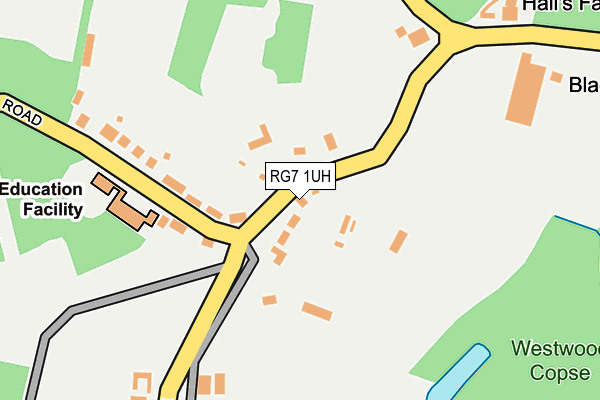 RG7 1UH map - OS OpenMap – Local (Ordnance Survey)