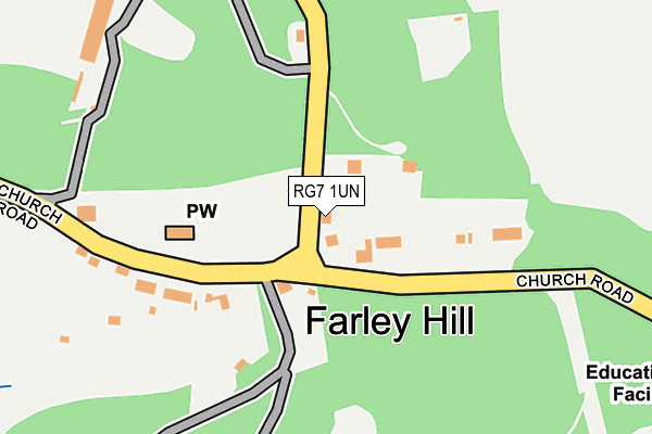 RG7 1UN map - OS OpenMap – Local (Ordnance Survey)