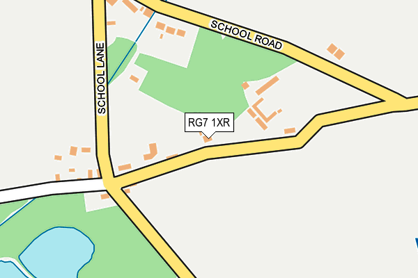 RG7 1XR map - OS OpenMap – Local (Ordnance Survey)