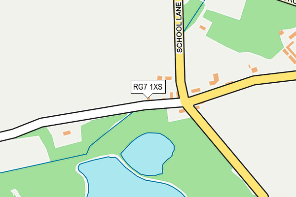 RG7 1XS map - OS OpenMap – Local (Ordnance Survey)