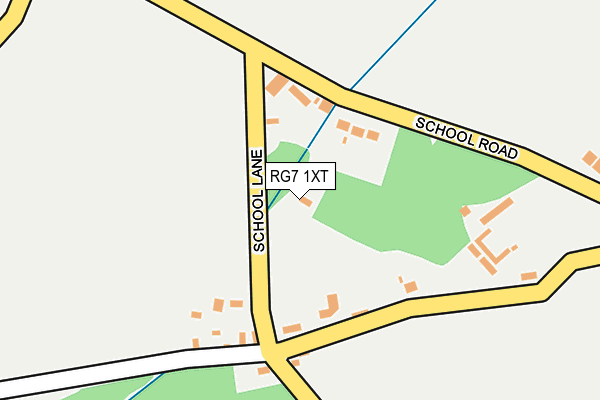 RG7 1XT map - OS OpenMap – Local (Ordnance Survey)