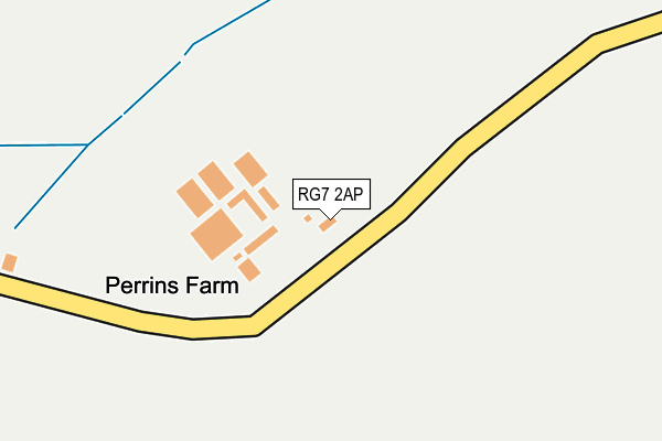 RG7 2AP map - OS OpenMap – Local (Ordnance Survey)