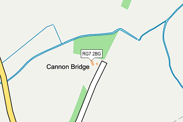 RG7 2BG map - OS OpenMap – Local (Ordnance Survey)