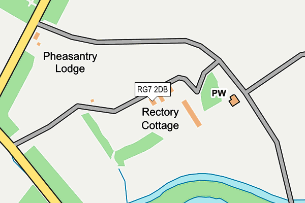 RG7 2DB map - OS OpenMap – Local (Ordnance Survey)