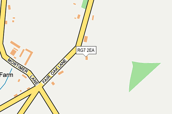RG7 2EA map - OS OpenMap – Local (Ordnance Survey)