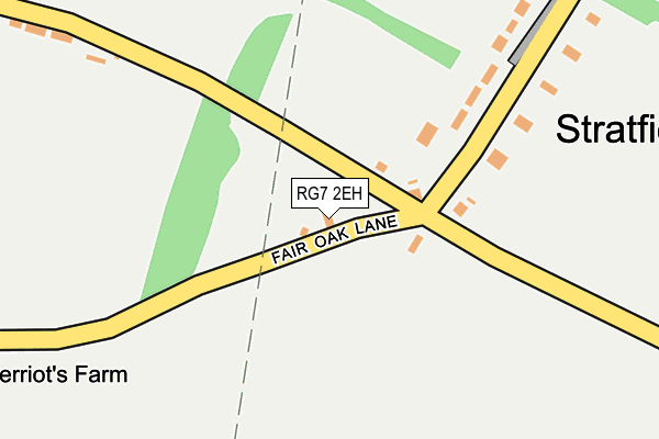 RG7 2EH map - OS OpenMap – Local (Ordnance Survey)