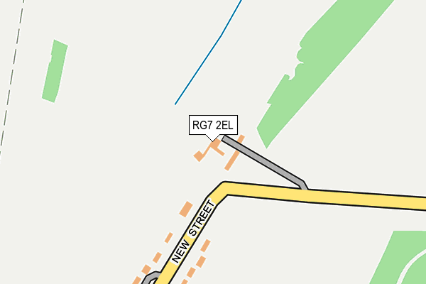 RG7 2EL map - OS OpenMap – Local (Ordnance Survey)