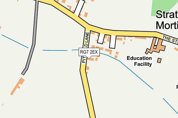 RG7 2EX map - OS OpenMap – Local (Ordnance Survey)