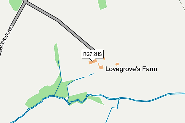 RG7 2HS map - OS OpenMap – Local (Ordnance Survey)