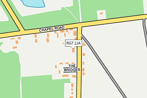 RG7 2JA map - OS OpenMap – Local (Ordnance Survey)