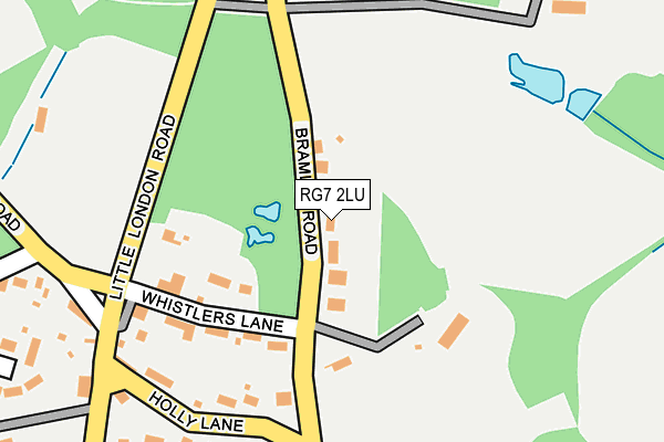 RG7 2LU map - OS OpenMap – Local (Ordnance Survey)