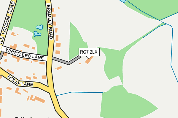 RG7 2LX map - OS OpenMap – Local (Ordnance Survey)