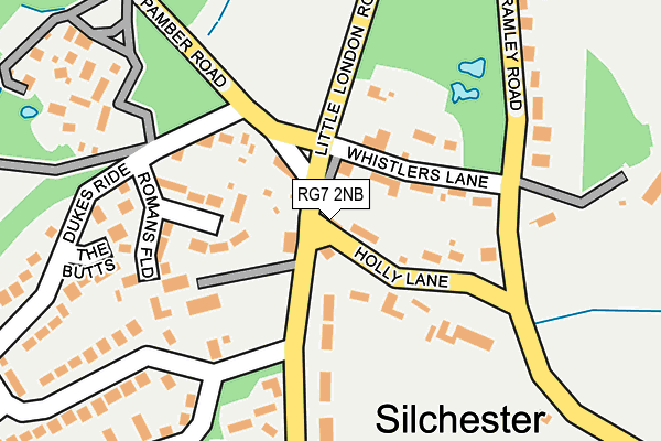 RG7 2NB map - OS OpenMap – Local (Ordnance Survey)