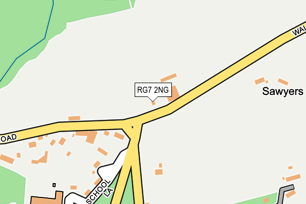 RG7 2NG map - OS OpenMap – Local (Ordnance Survey)