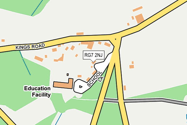RG7 2NJ map - OS OpenMap – Local (Ordnance Survey)
