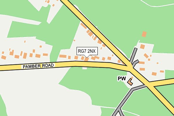 RG7 2NX map - OS OpenMap – Local (Ordnance Survey)